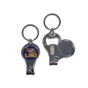 LSU Tigers Nail Care/Bottle Opener Key Chain