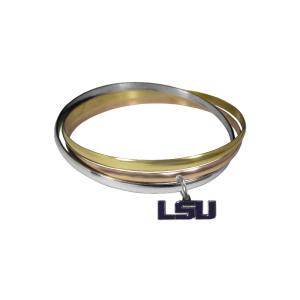 LSU Tigers Tri-color Bangle Bracelet