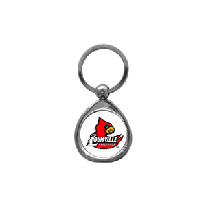 Louisville Cardinals Chrome Key Chain
