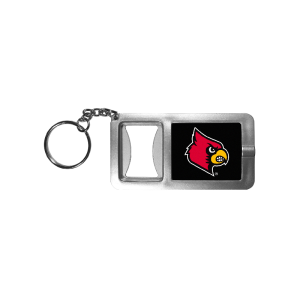 Louisville Cardinals Flashlight Key Chain with Bottle Opener