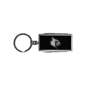 Louisville Cardinals Multi-tool Key Chain, Black