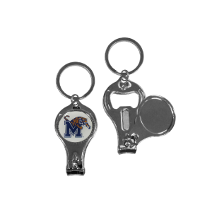 Memphis Tigers Nail Care/Bottle Opener Key Chain