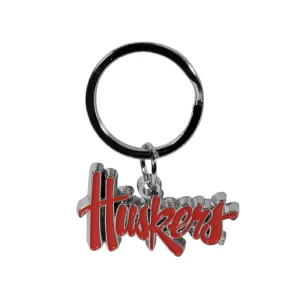 Nebraska Cornhuskers Enameled Key Chain